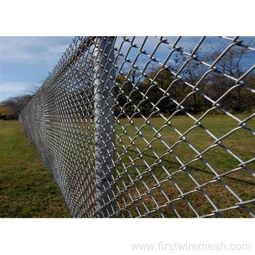 galvanized chain link fence